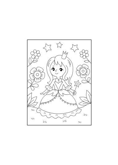 Чарівні розмальовки для дівчаток ( PDF )
