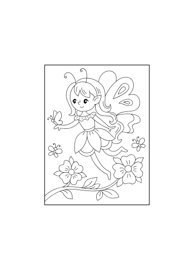 Чарівні розмальовки для дівчаток ( PDF )