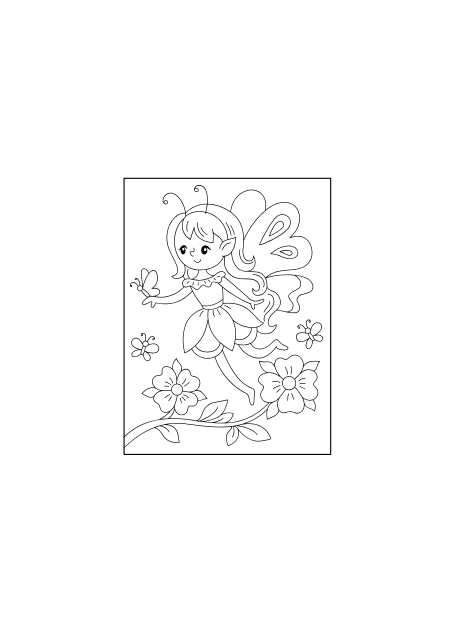 Чарівні розмальовки для дівчаток ( PDF )