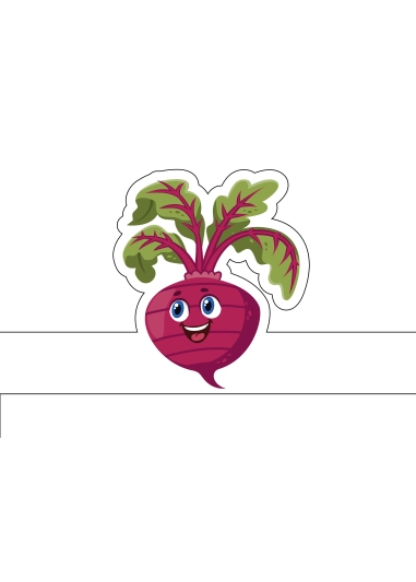 "Овочі" Маски на голову для гри та виступів ( PDF )