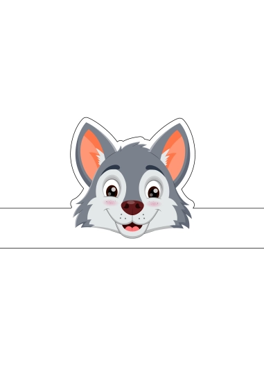 "Лісові тварини" Маски на голову для гри та виступів ( PDF )