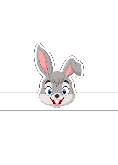 "Лісові тварини" Маски на голову для гри та виступів ( PDF )