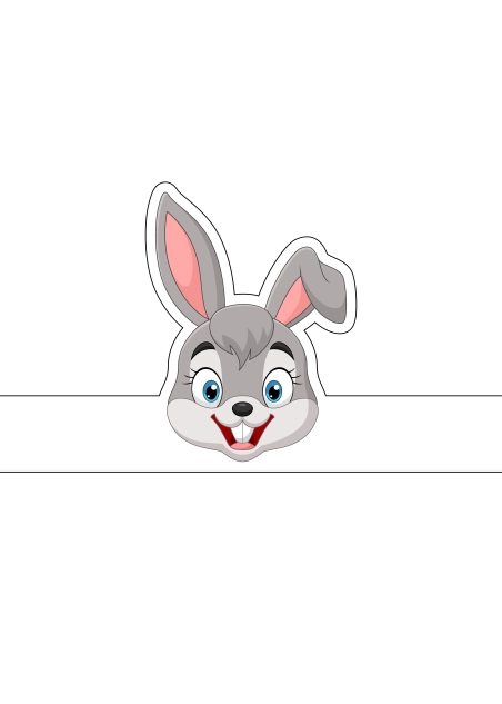 "Лісові тварини" Маски на голову для гри та виступів ( PDF )