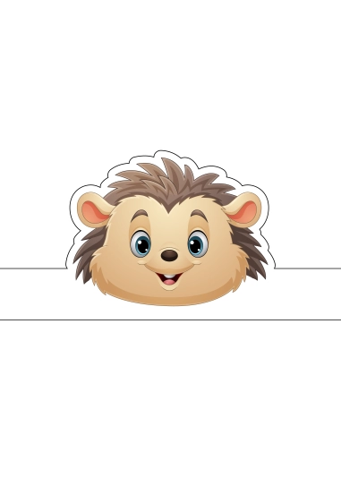 "Лісові тварини" Маски на голову для гри та виступів ( PDF )