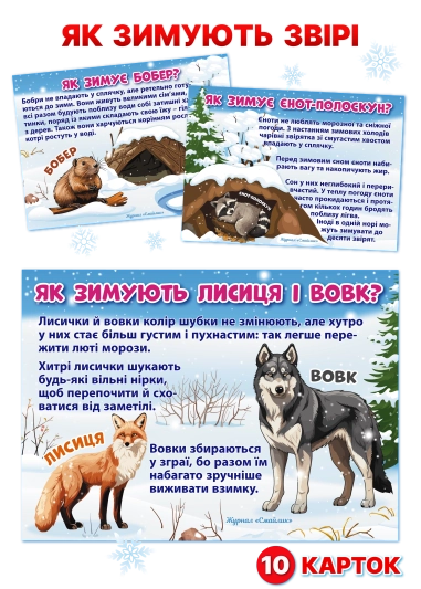Як зимують звірі ( PDF )