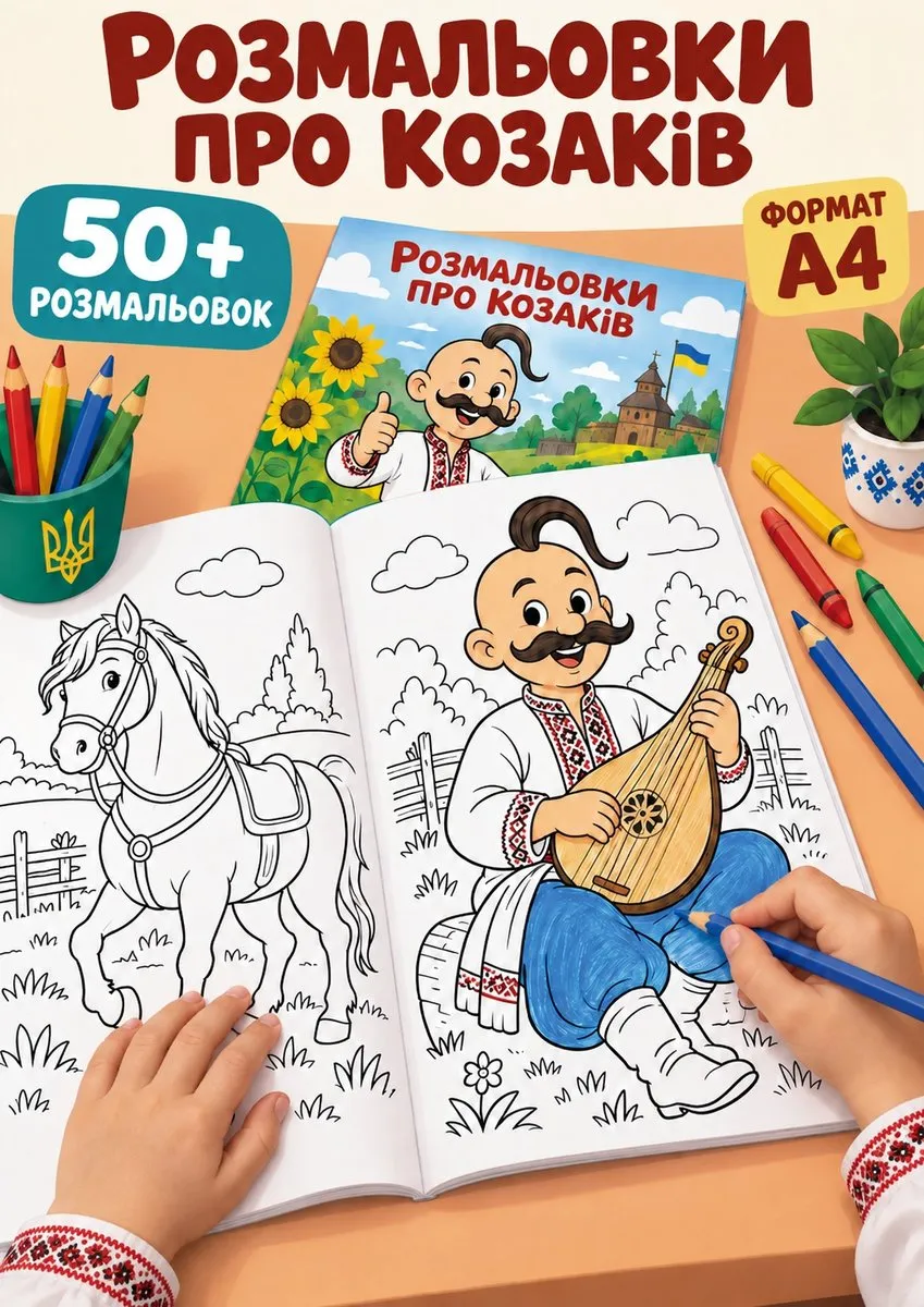 Розмальовки про козаків ( PDF )