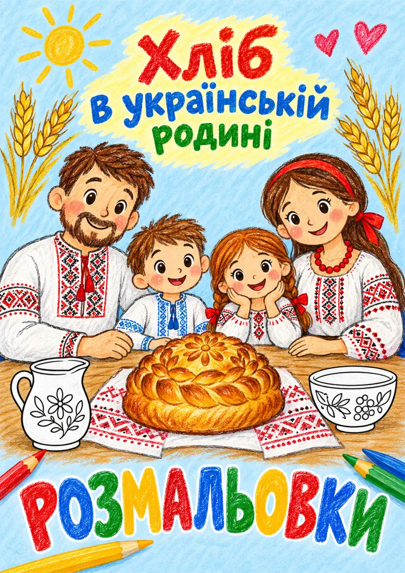 Хліб в українській родині Розмальовки — фото 1